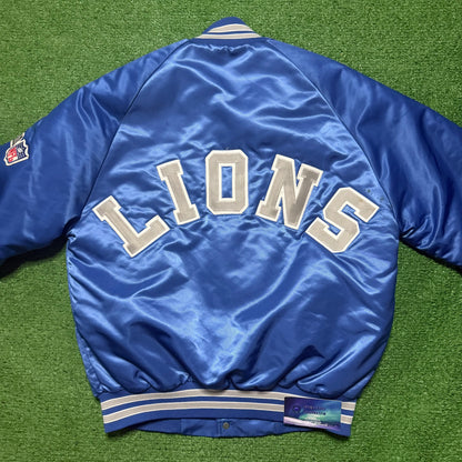 Vintage Detroit Lions Satin Jacket