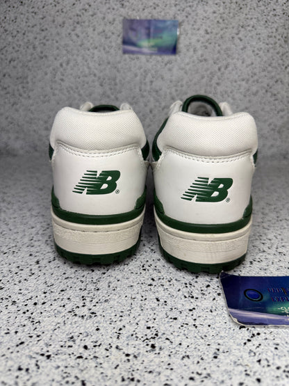 New Balance 550 White Green 9.5 Men/11 Women “Preowned”
