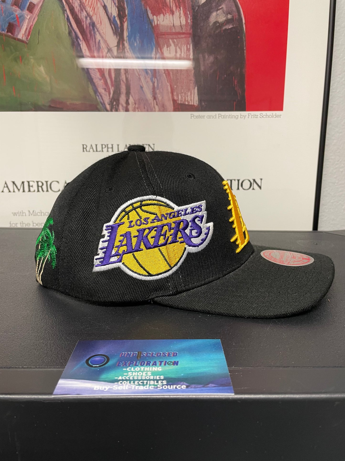 LA Los Angeles lakers patch Mitchell & Ness hat