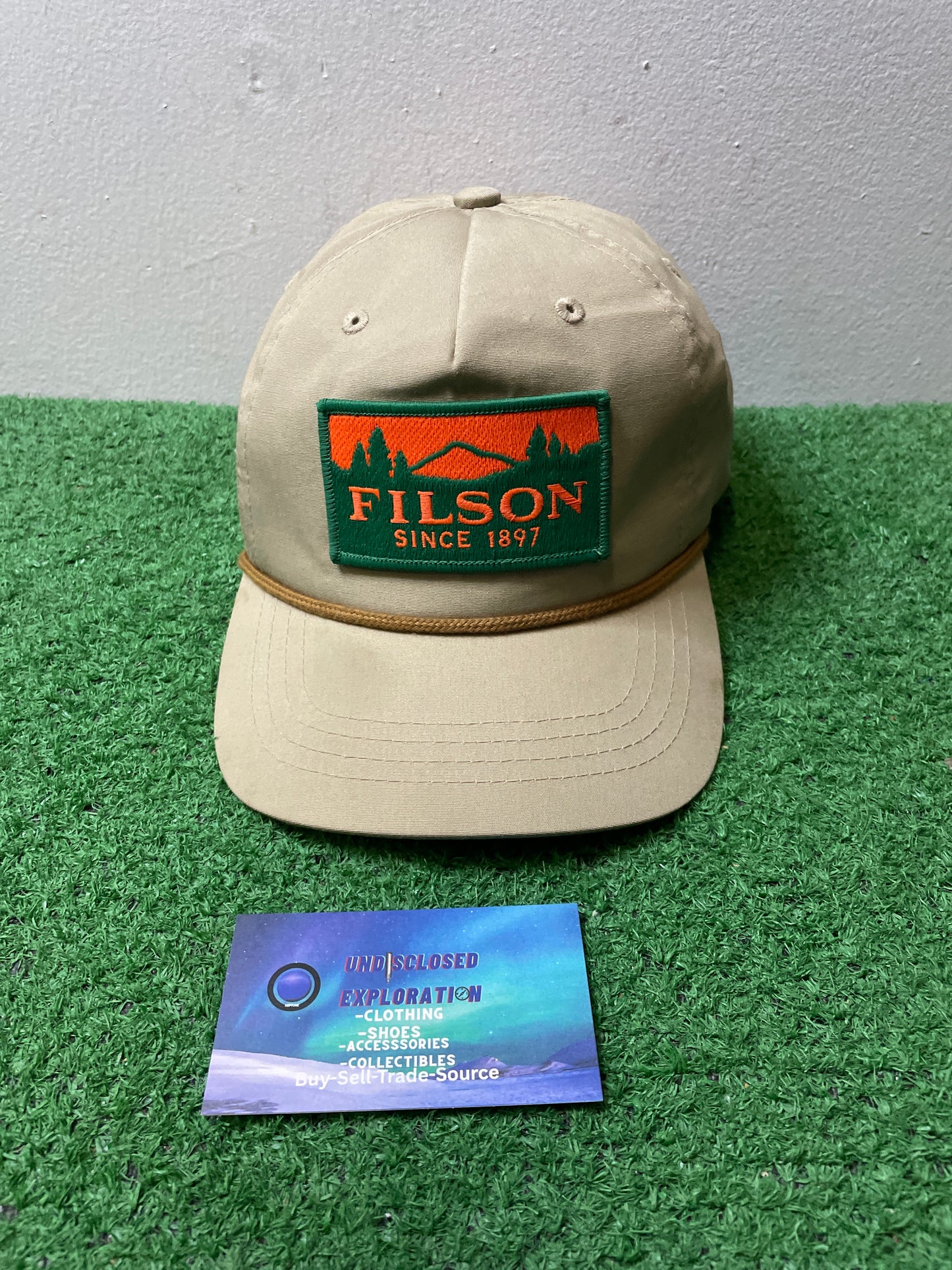 Filson logger scenic patch hat