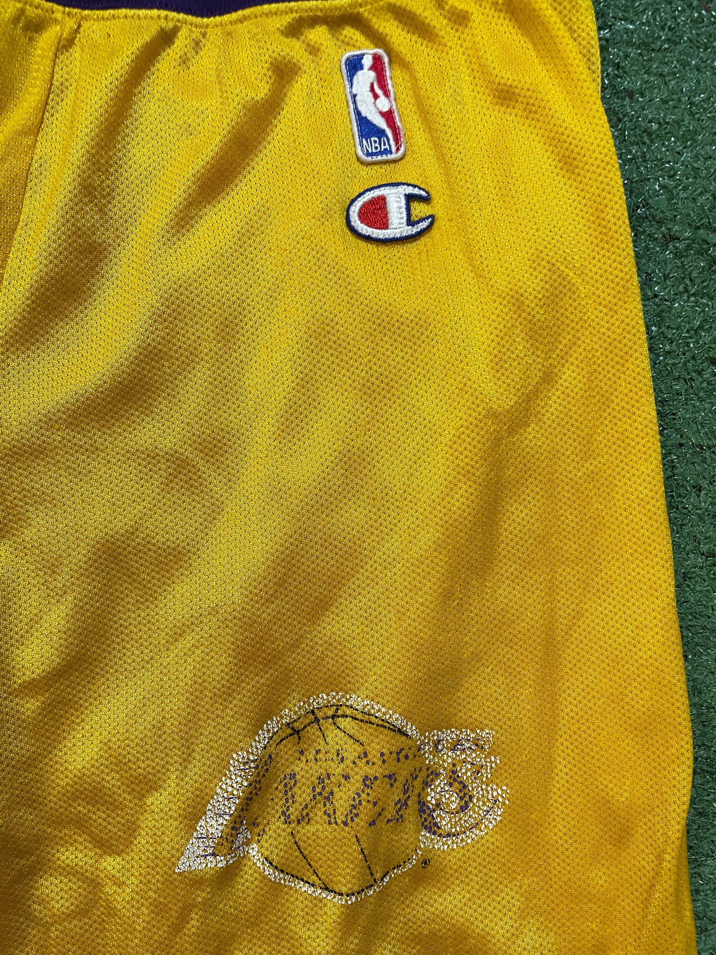 Vintage 1990s Los Angeles Lakers champion shorts