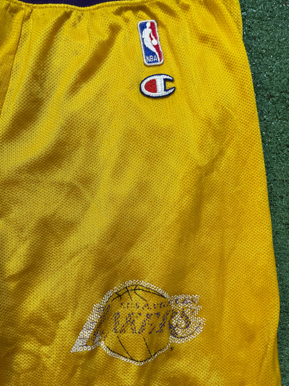 Vintage 1990s Los Angeles Lakers champion shorts