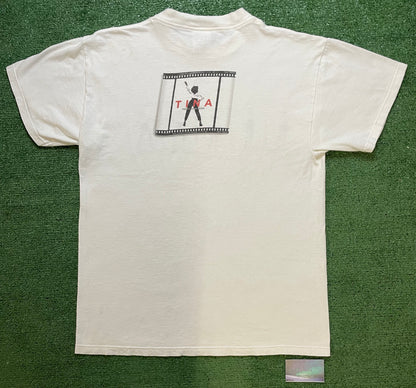 Vintage 1990s Tina Turner 24/7 twenty four seven tour tee