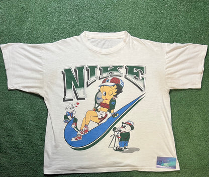 Vintage 1990s Betty boop Nike tee
