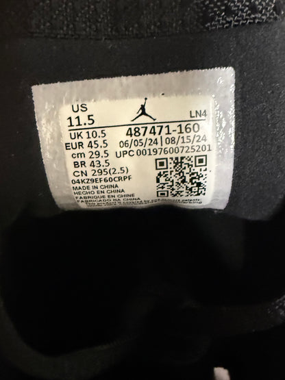 Jordan 14 Black Toe 11.5 Men/13 Women “Preowned”