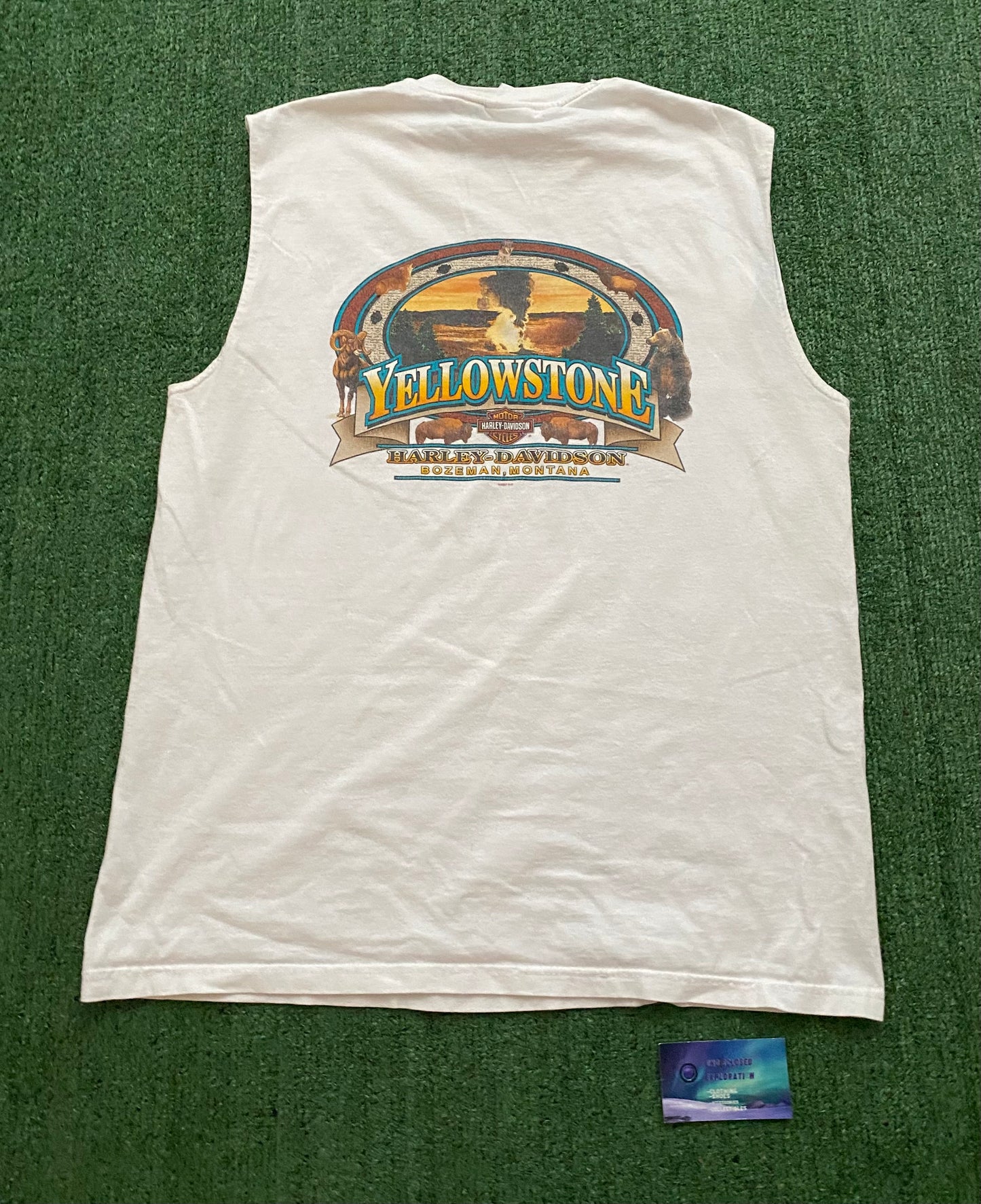 Vintage Harley Davidson Sleeveless Tee