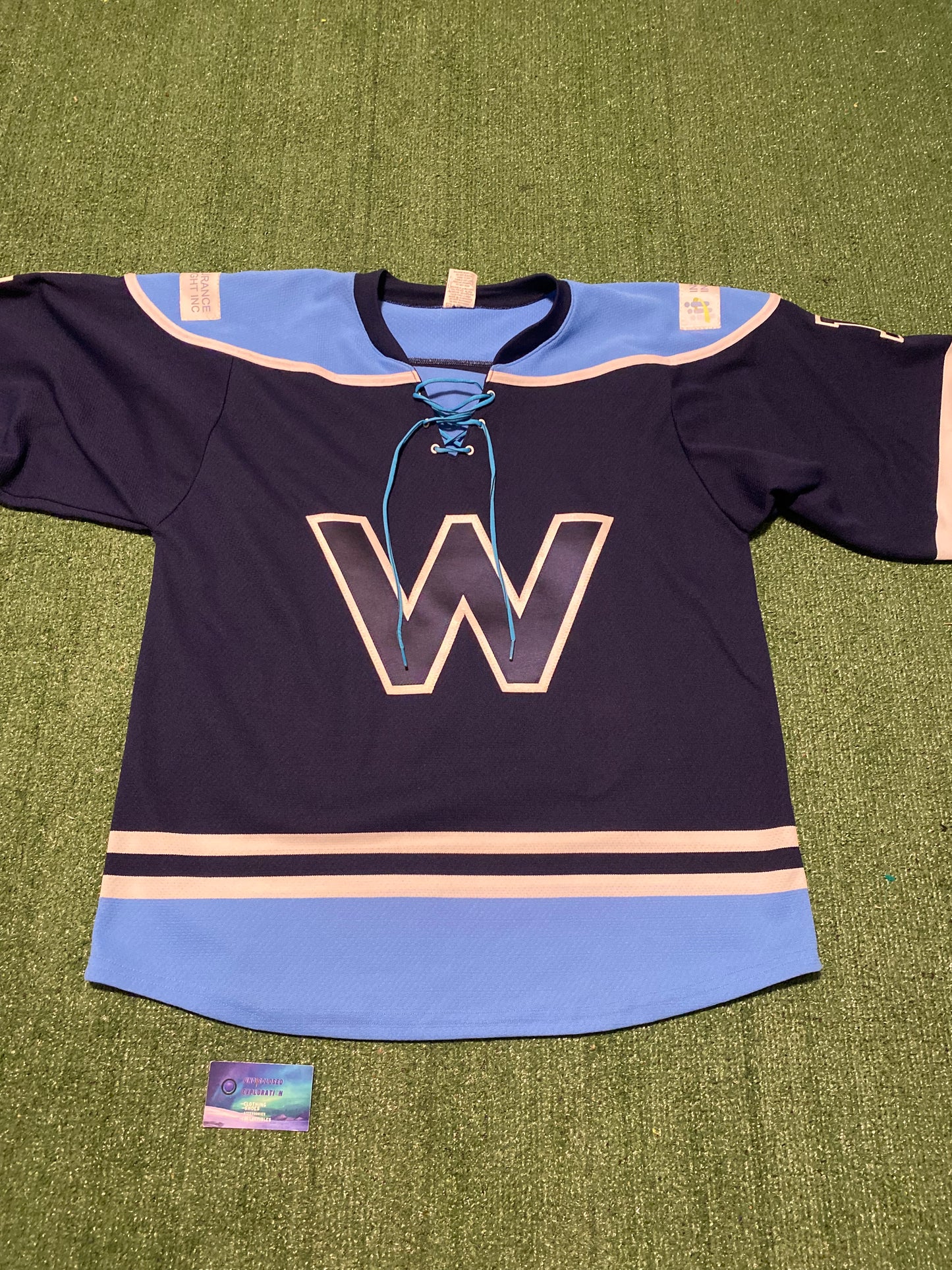 Vintage “W” Insurance insight inc. Hockey Jersey