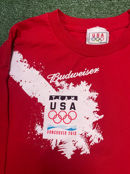 Vancouver Olympics 2010 Budweiser longsleeeve