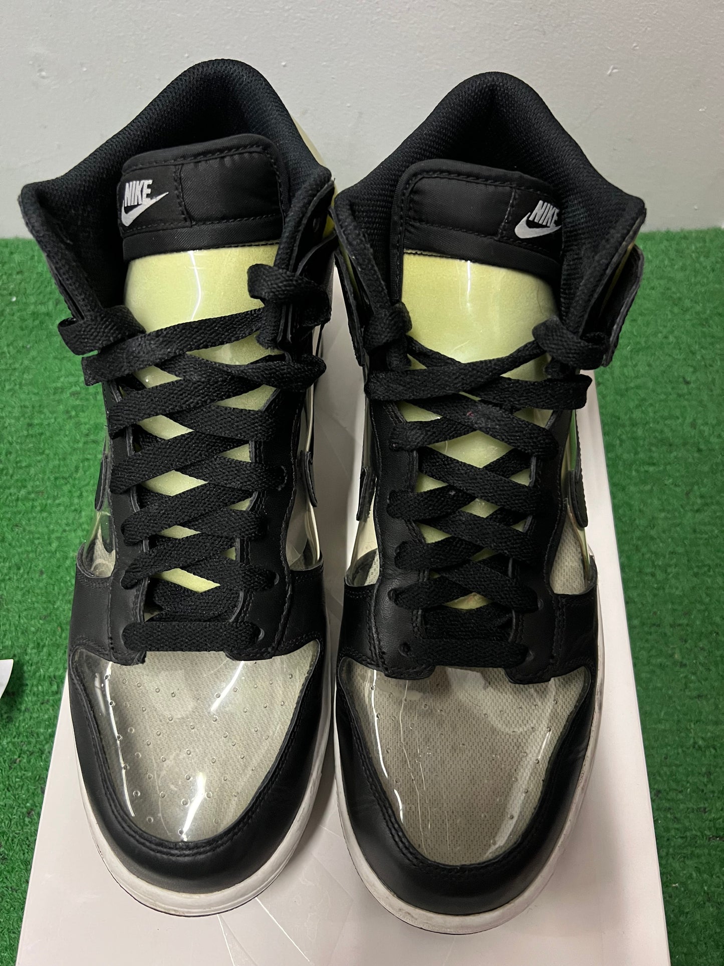 Nike dunk high clear X comme Des garçons CDG size 11men/12.5women