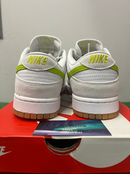 Nike dunk low white bright cactus