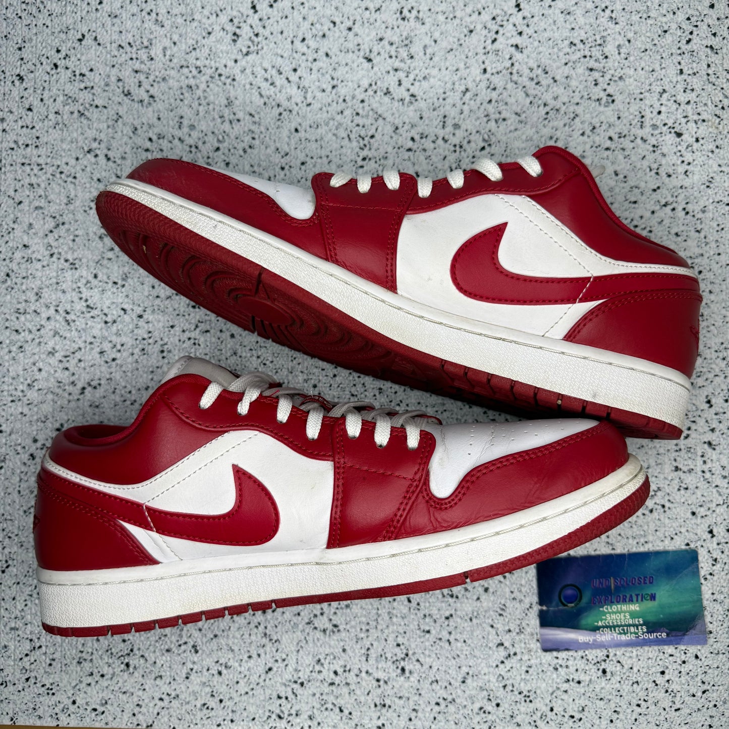 Jordan 1 Low Gym Red 9.5 Men/11 Women “Preowned”