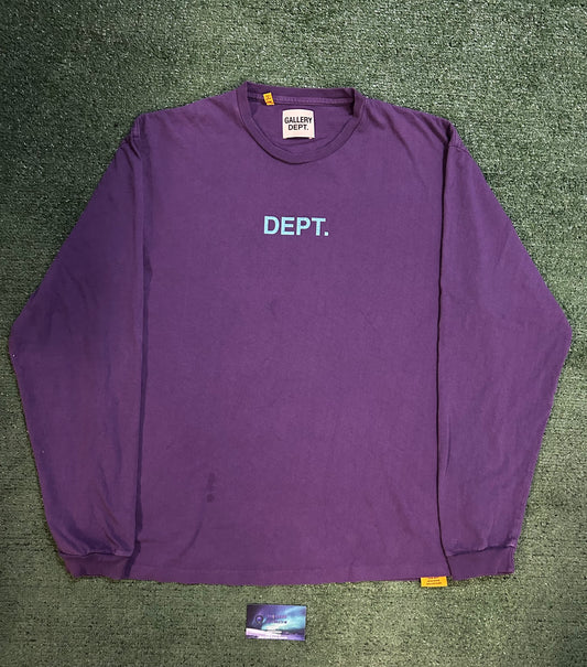 Gallery dept longsleeve purple. tee