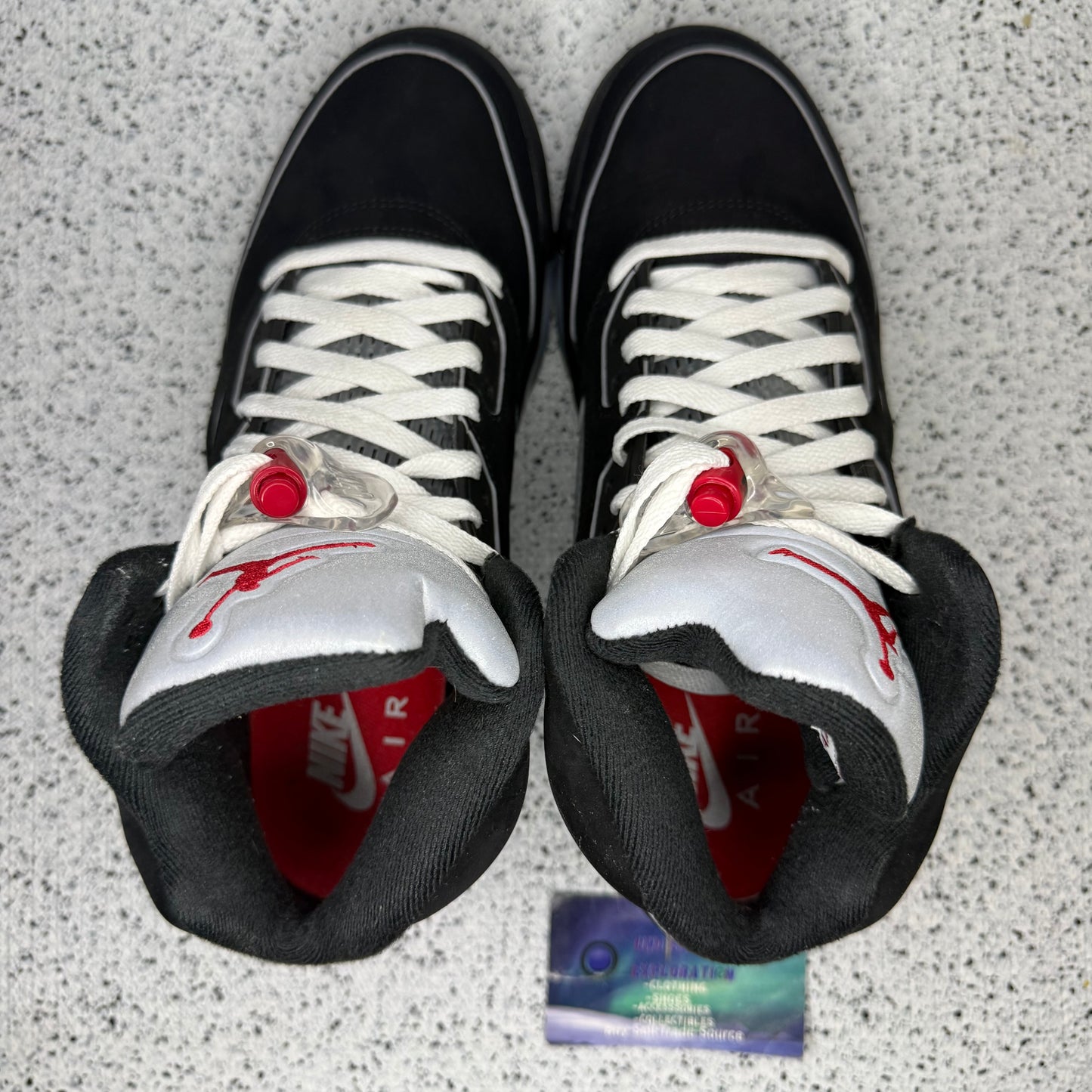 Jordan 5 Black Metallic Reimagined 9 Men “Preowned”