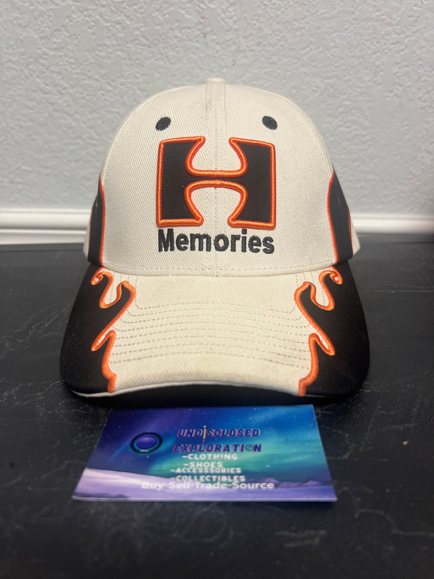 HMDD white flame hat