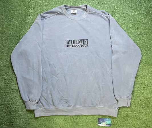 Taylor Swift The Eras Tour blue crewneck