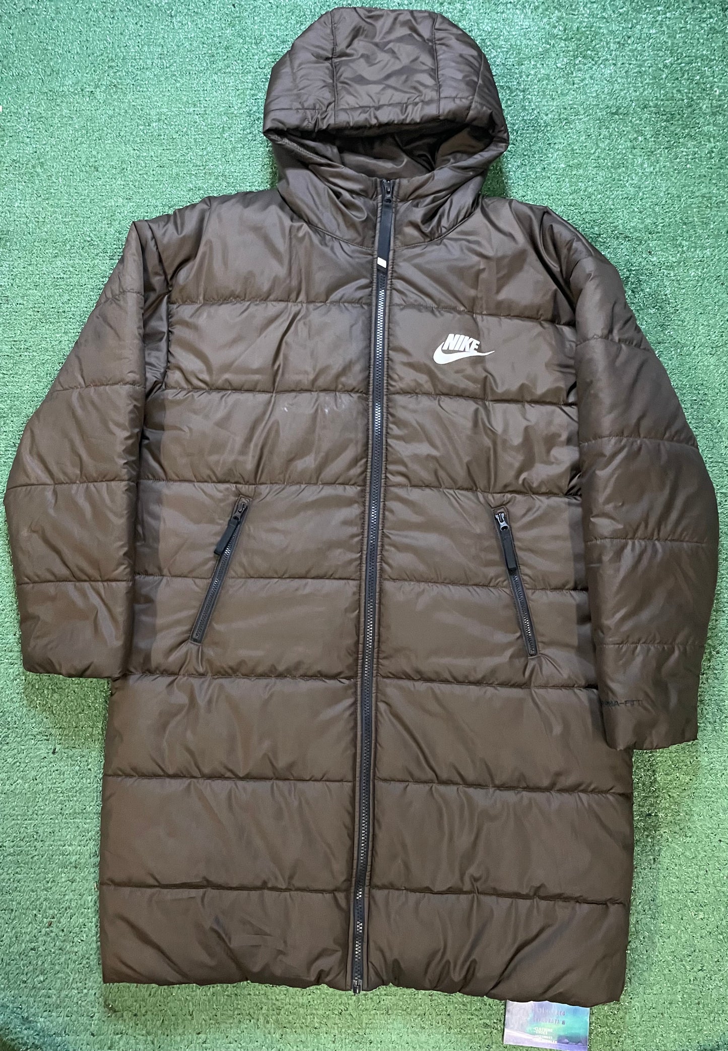 Nike brown Quilted Parka