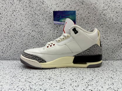 Jordan 3 White Cement Reimagined 8 Men/9.5 Women “Preowned”