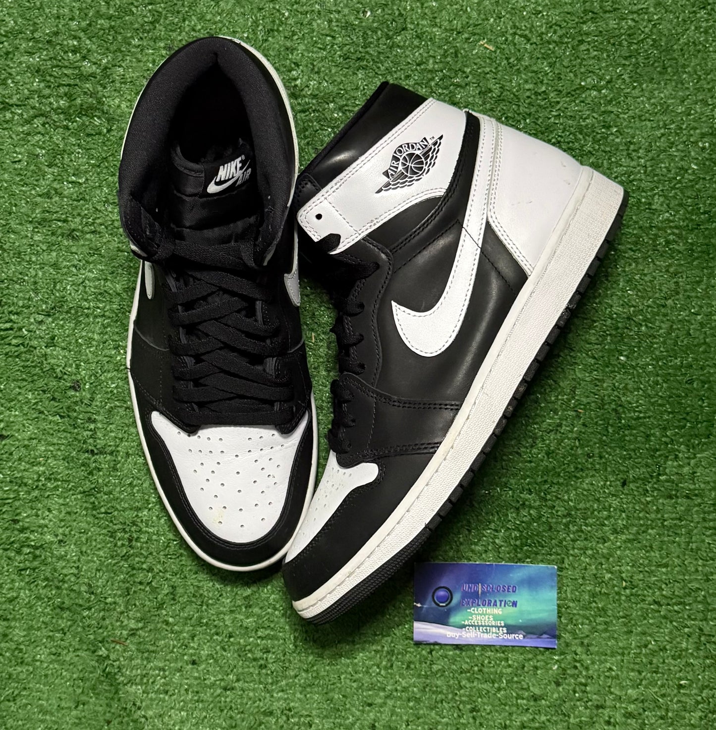 Jordan 1 Black White 12 Men/13.5 Women “Preowned”