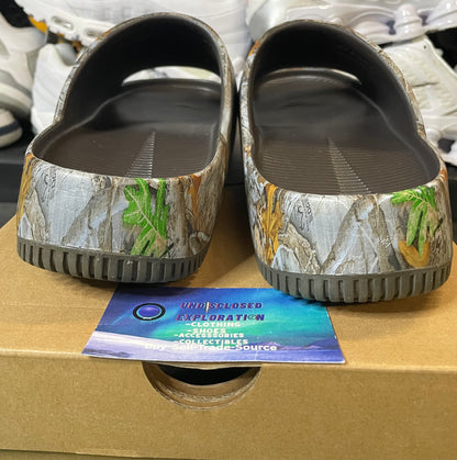 Nike Calm real tree camo slides