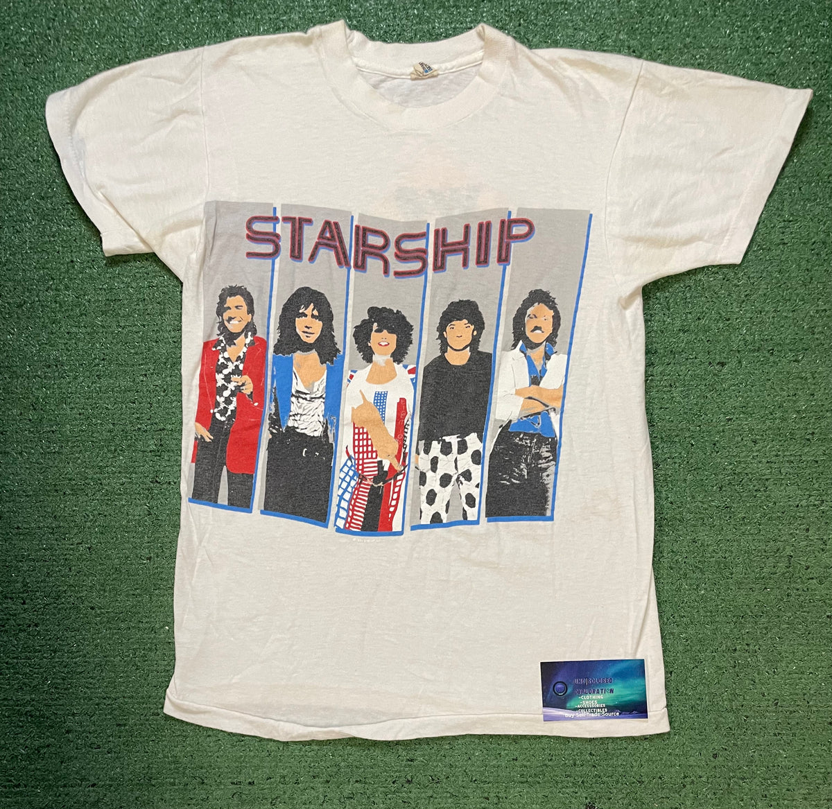 vintage 1986 Starship We Built This City tour tee