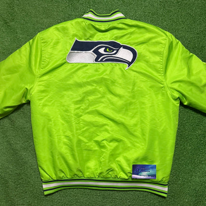 Seattle Seahawks Satin Jacket