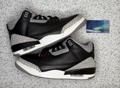 Jordan 3 Black Cement 2024 9.5 Men/11 Women “Preowned”