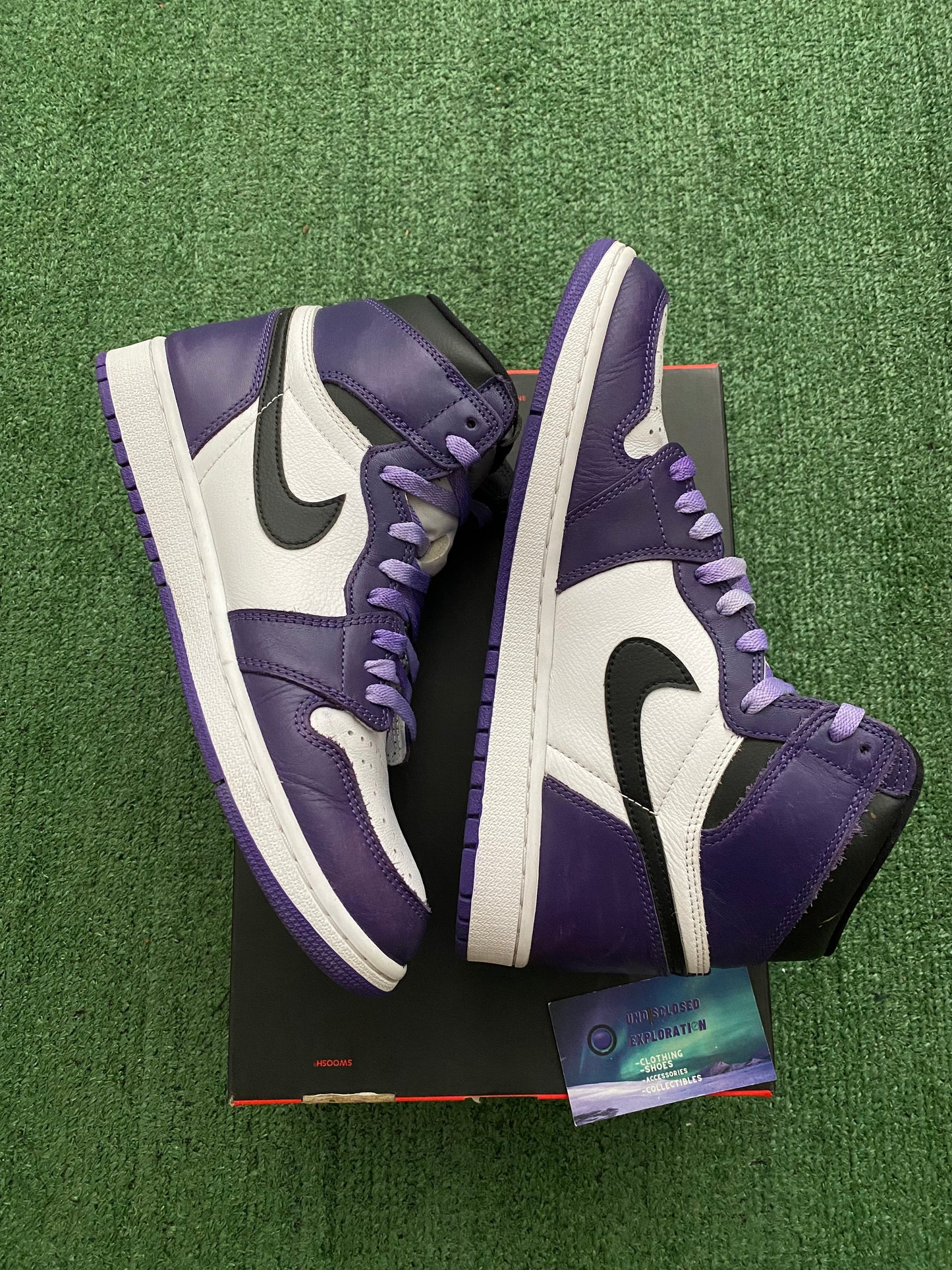 Jordan retro 1 High Court Purple size 10.5men/12women