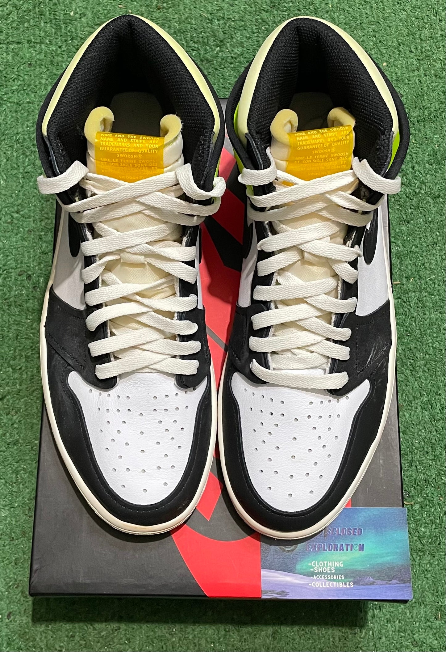 Jordan 1 high white black volt