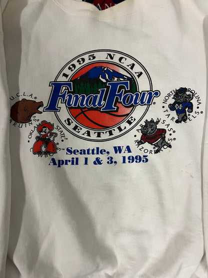 Vintage 1995 NCAA Final Four Seattle crewneck