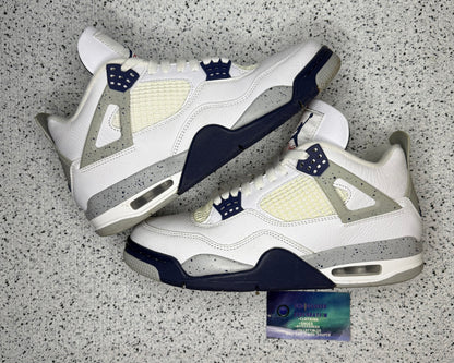 Jordan 4 Midnight Navy 9 Men/10.5 Women “Preowned”