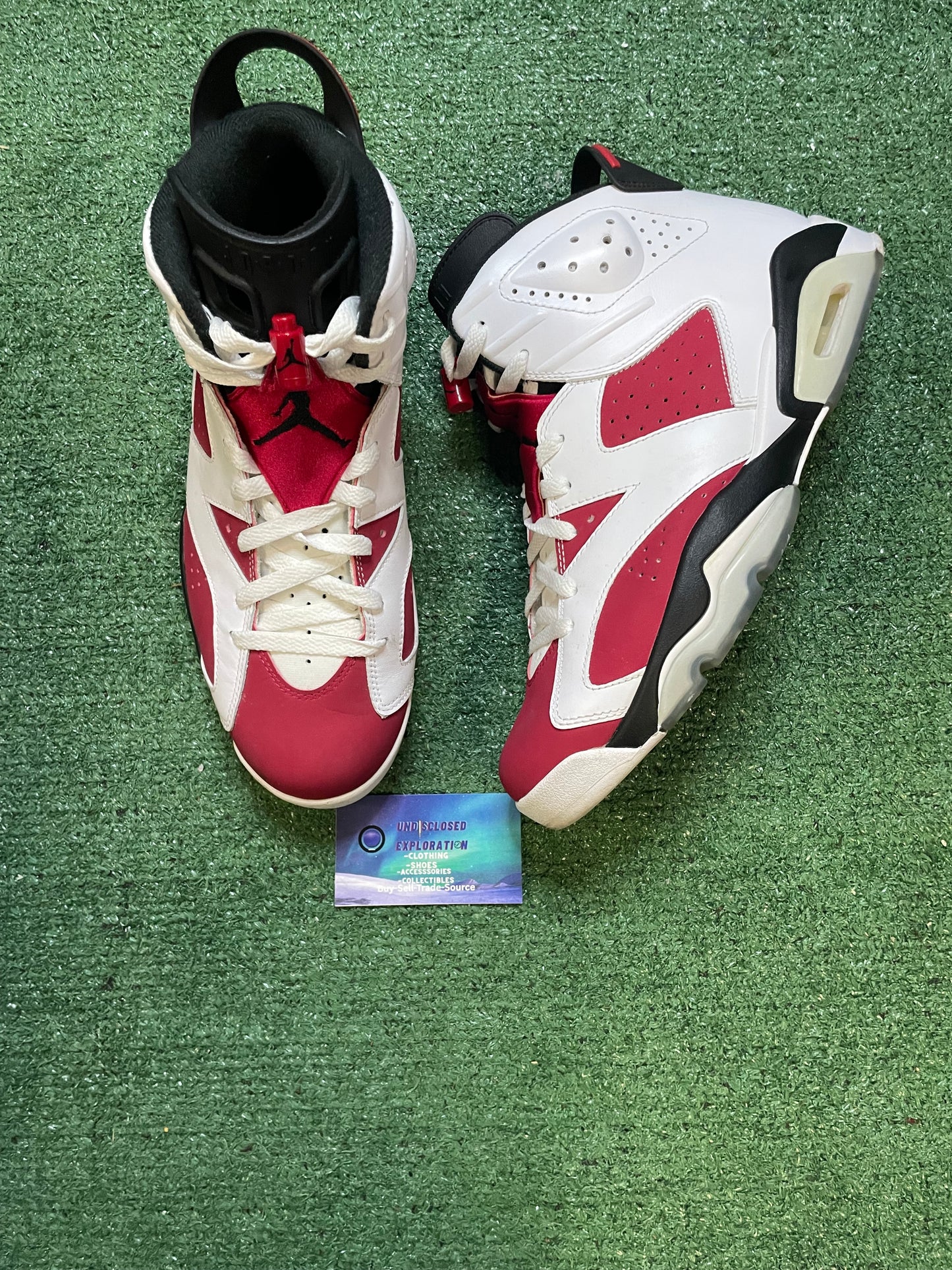 Jordan 6 carmine 2014 size 10.5men/12women