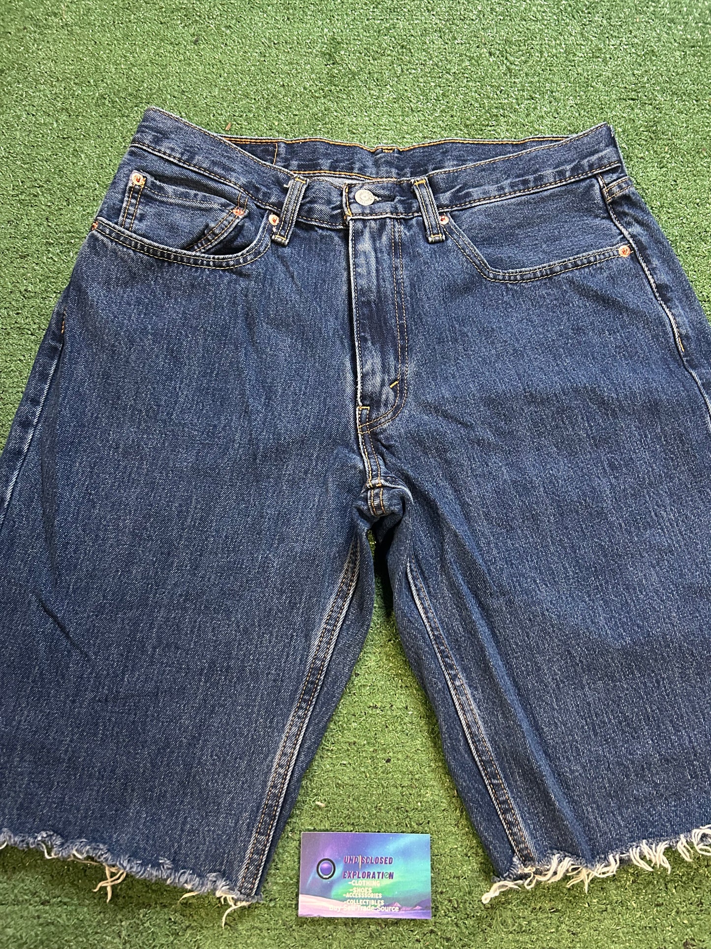 Levi 505 dark wash Jean shorts
