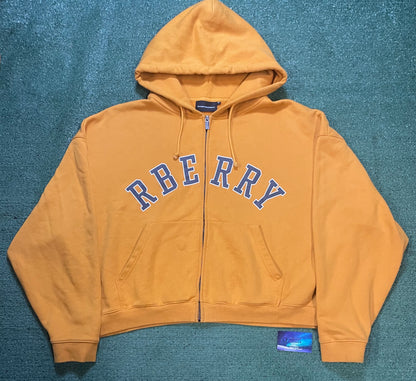 GV Gallery Raspberry mustard zip up hoodie