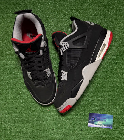 Jordan 4 Bred 2019 13 Men/14.5 Women “Preowned”