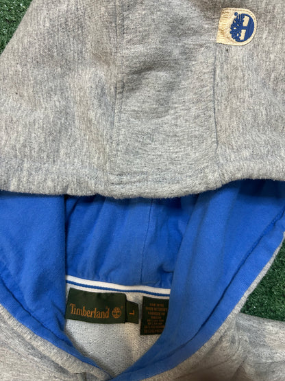 Timberland grey and blue hoodie