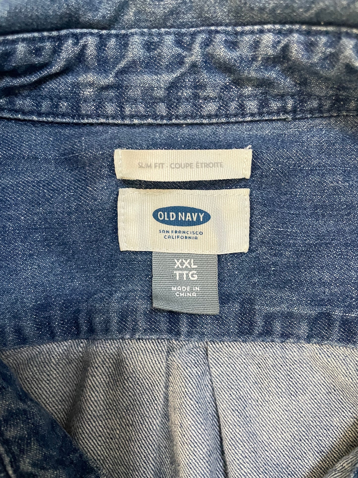 Old Navy denim button up