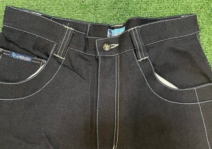 Vintage 1990s Raw Blue dark wash graphic jeans