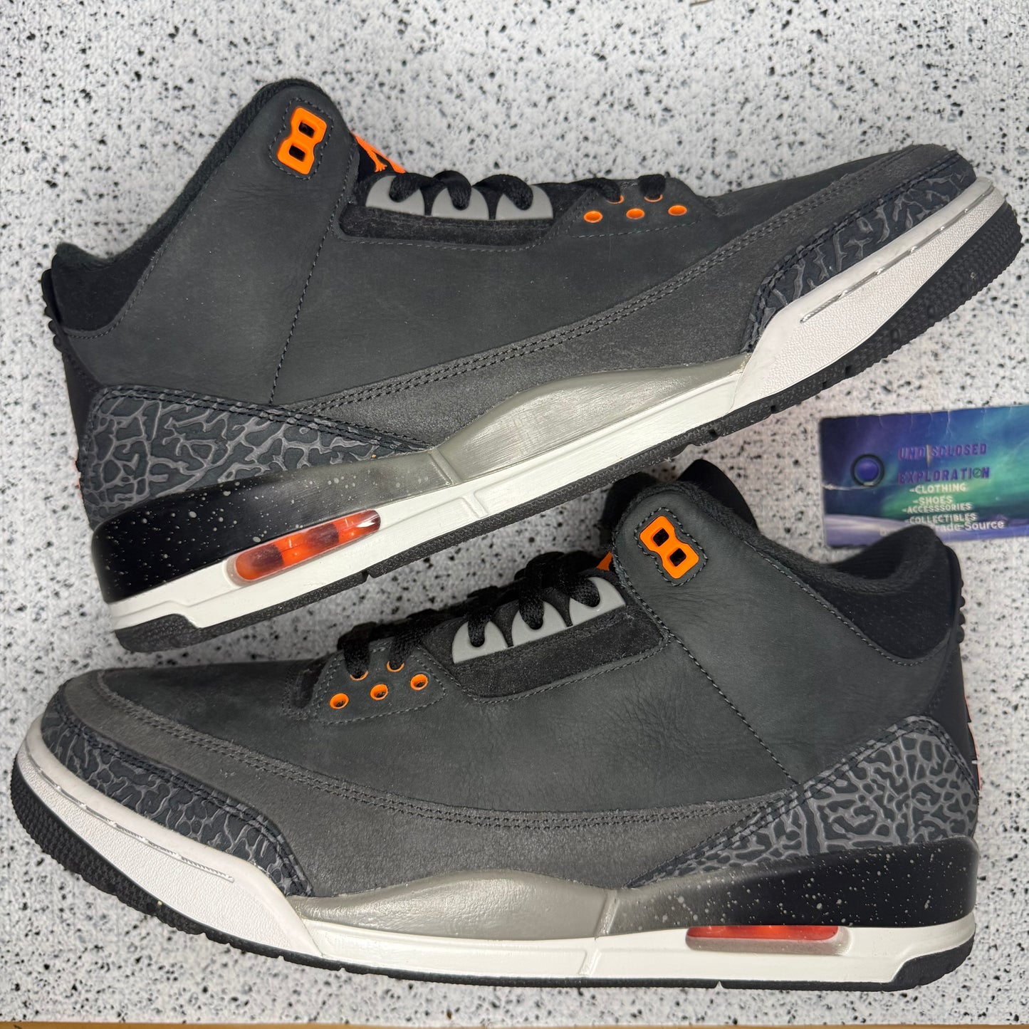 Jordan 3 Fear 13 Men “Preowned”