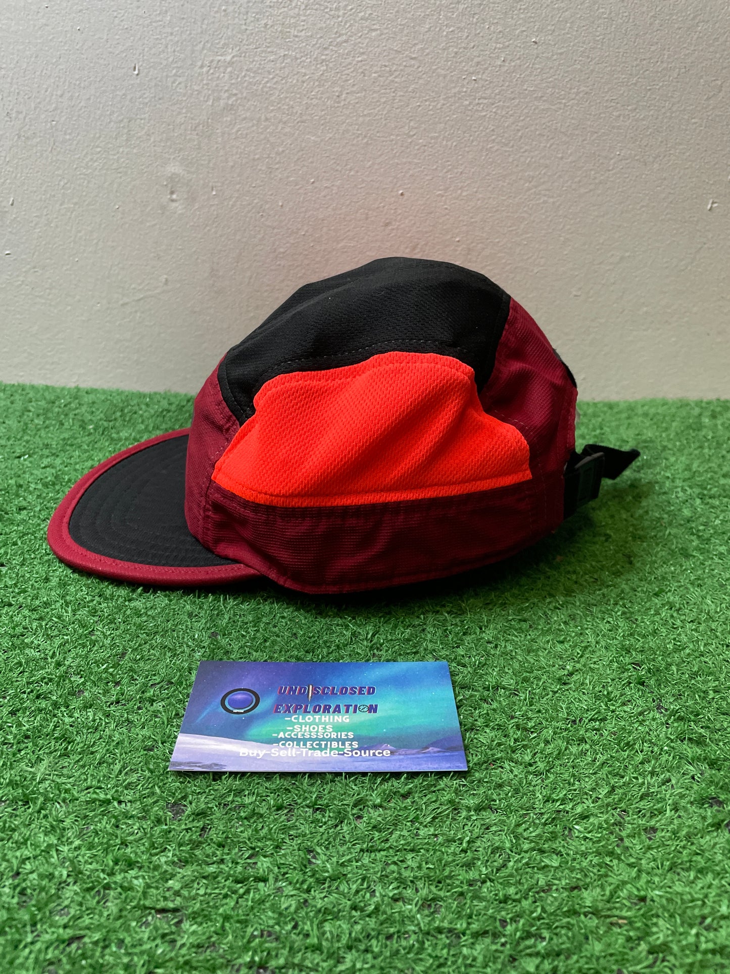 Ciele GoCap red orange black 5 panel hat