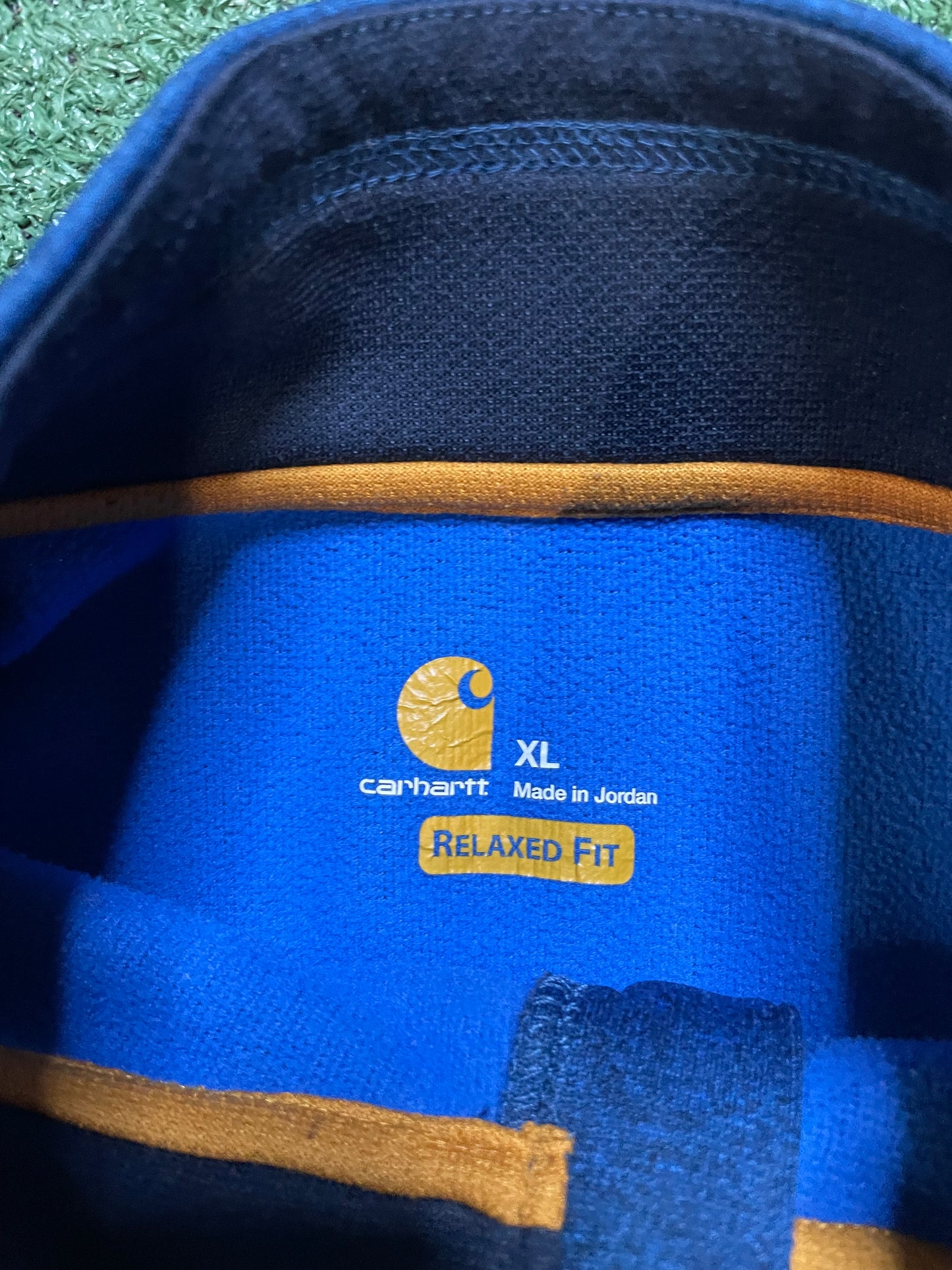 Carhartt blue quarter zip