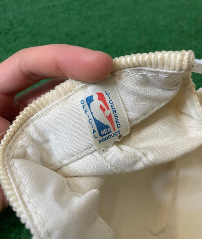 Vintage 1980s  Los Angeles Lakers NBA Back to Back Champions corduroy hat