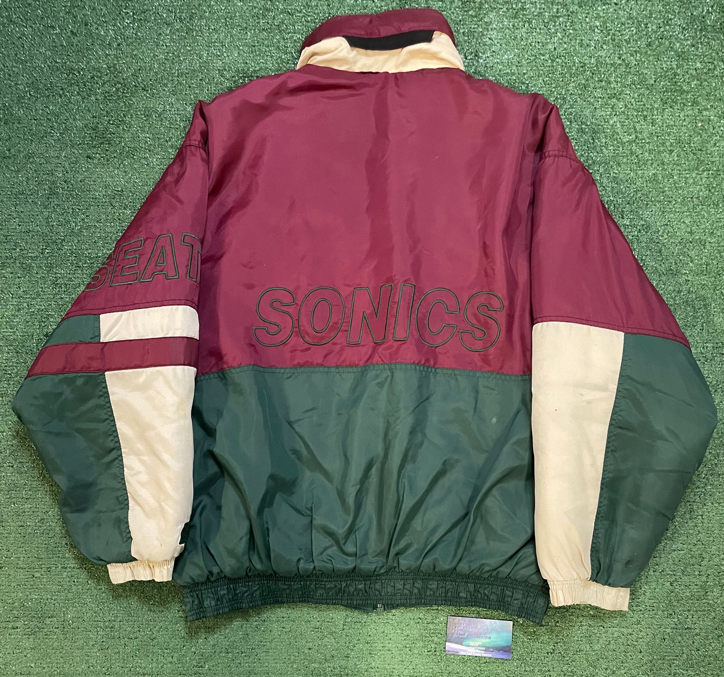 Vintage 1990s Seattle Sonics starter jacket