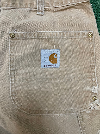 Vintage 1990s Carhartt tan Double knees