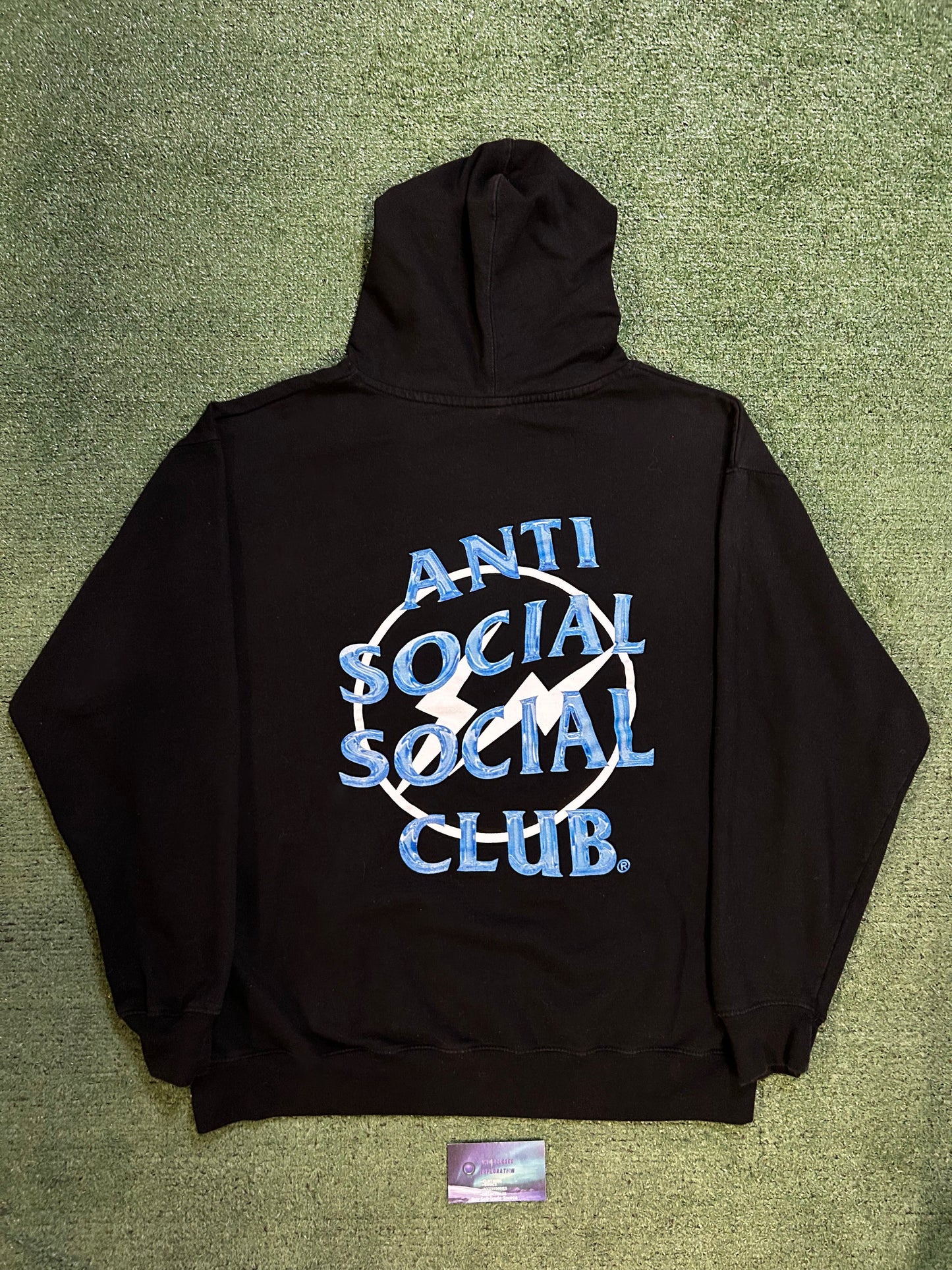 Anti social social club x fragment hoodie