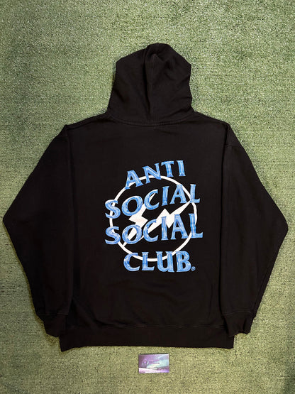 Anti social social club x fragment hoodie