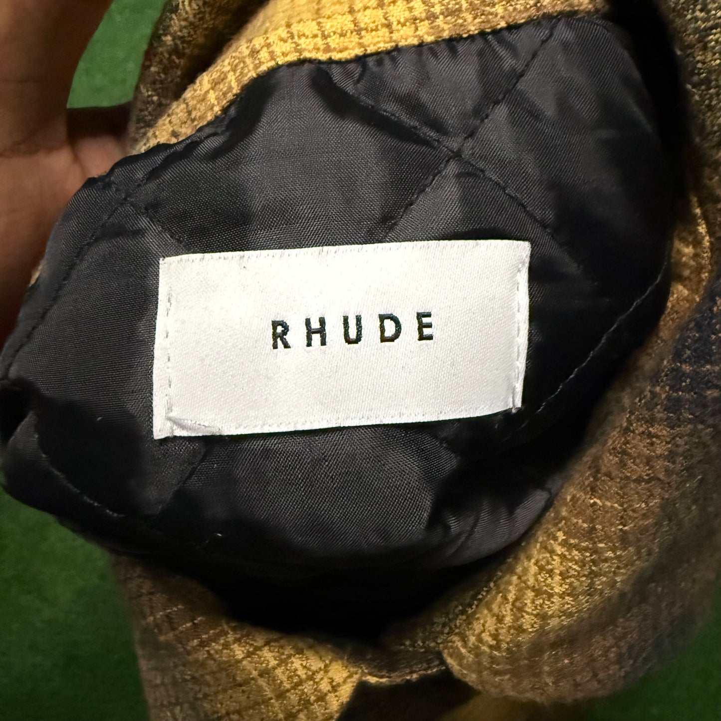 Rhude Plaid Flannel Jacket