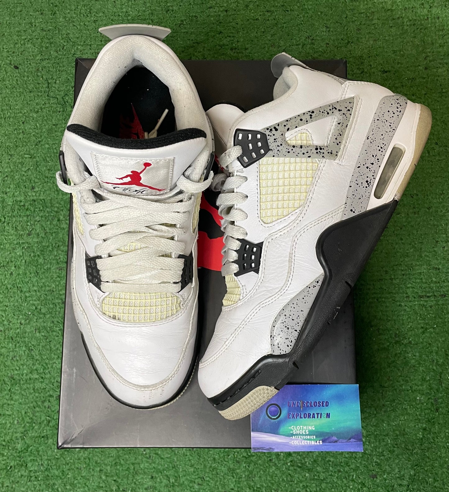 Jordan 4  white cement 2016 size 8.5men/10women