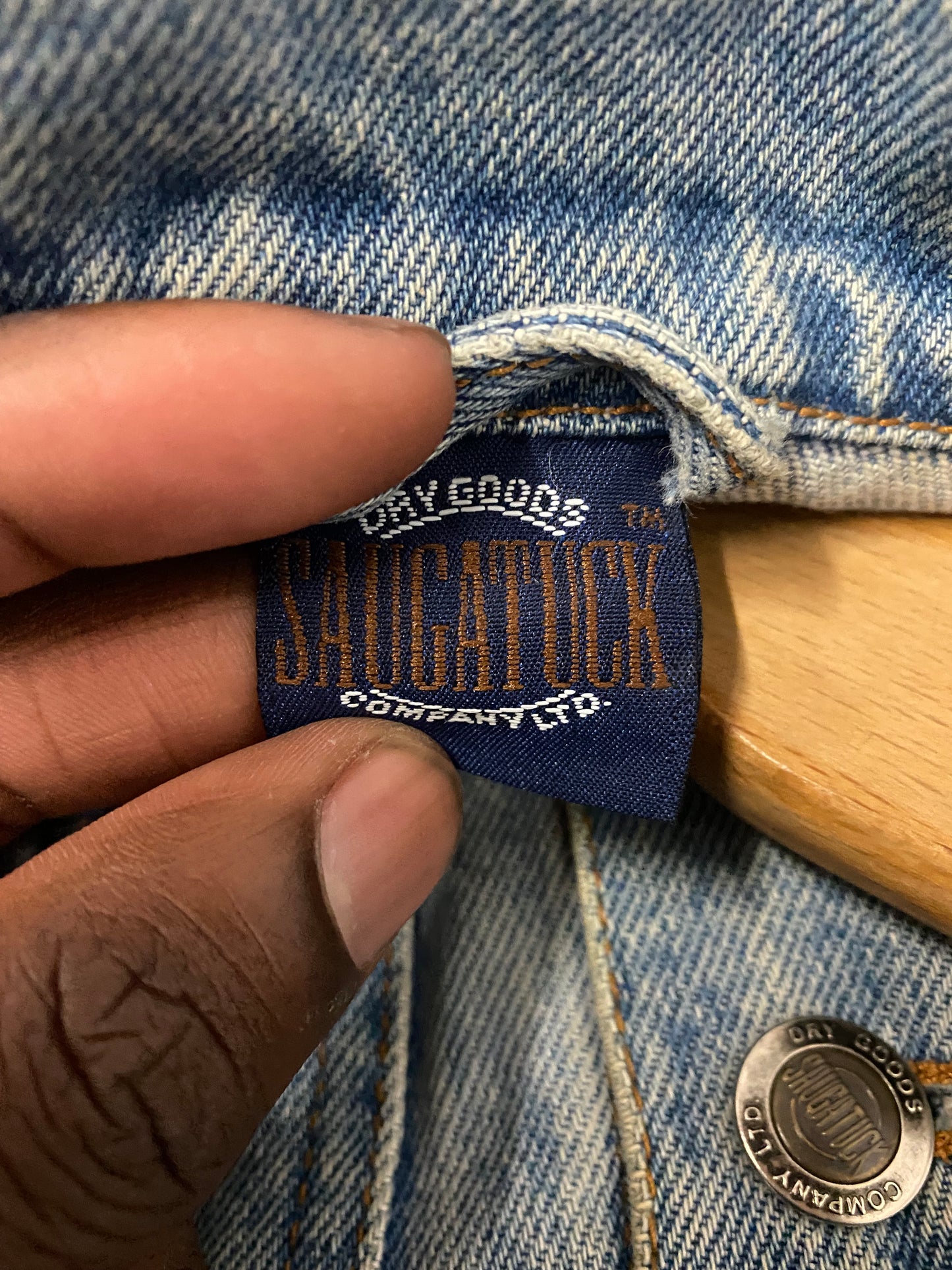 Vintage 1980s saugatuck denim Jean jacket