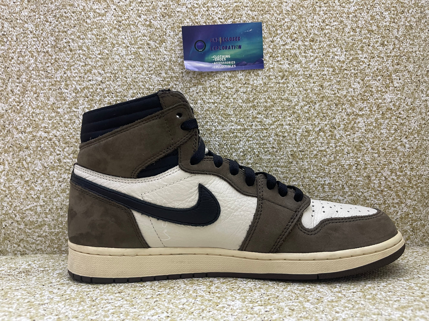 Jordan 1 High Travis Scott Mocha 10.5 Men/12 Women “Preowned”