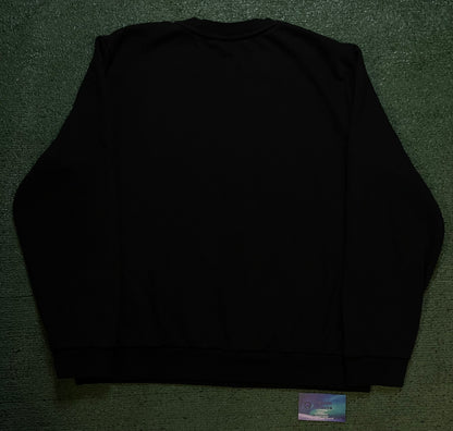 The North Face center logo embroidered crewneck